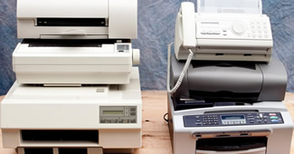 what to do with old fax machine
