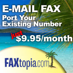 receive faxes thru  e-mail