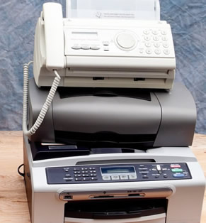 old fax machine